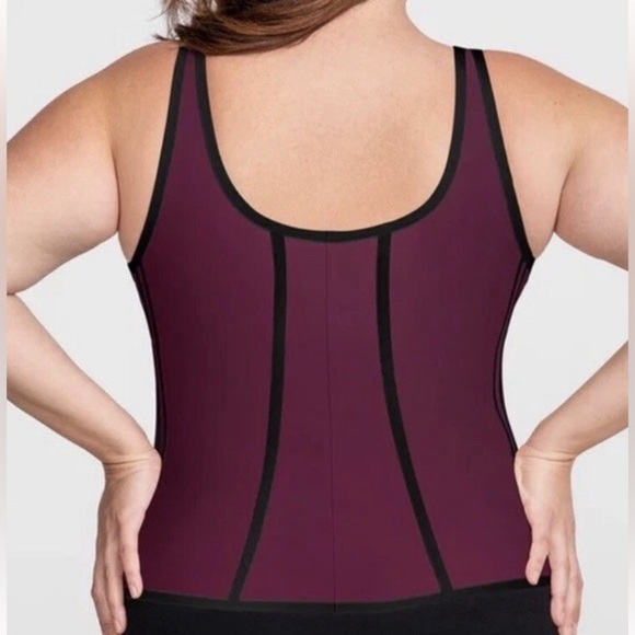 HoneyLove Boldness Tank Shapewear Plus Sculpt Fig Purple Size 1X - NWT - Picture 5 of 11